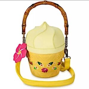 Disney Parks Loungefly Dole Whip Crossbody Bag – Tropical Birds Lining
